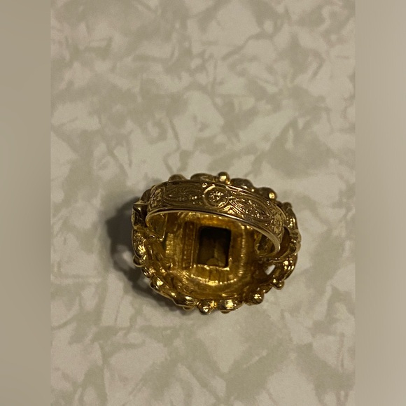 LAST CHANCE 🔥 Vintage Costume Fleur De Lis Adjustable Ring #7993 - Picture 7 of 10